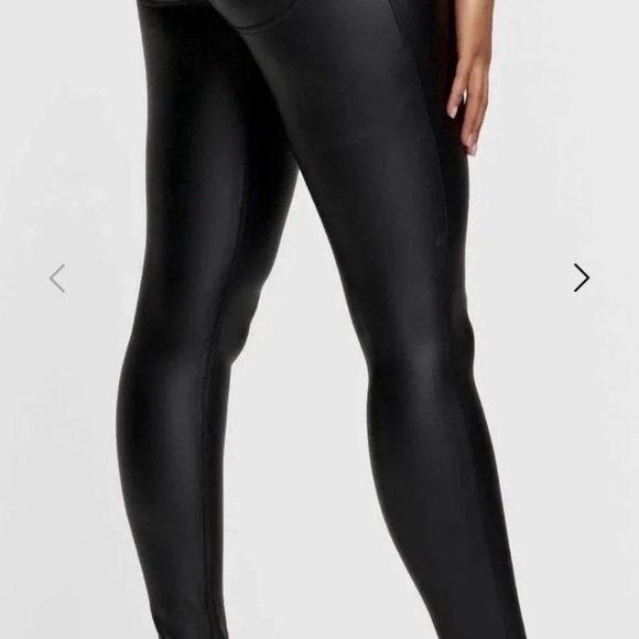 NWOT FREDDY WR.UP® Faux Leather Pants Black Size Medium - Picture 5 of 14